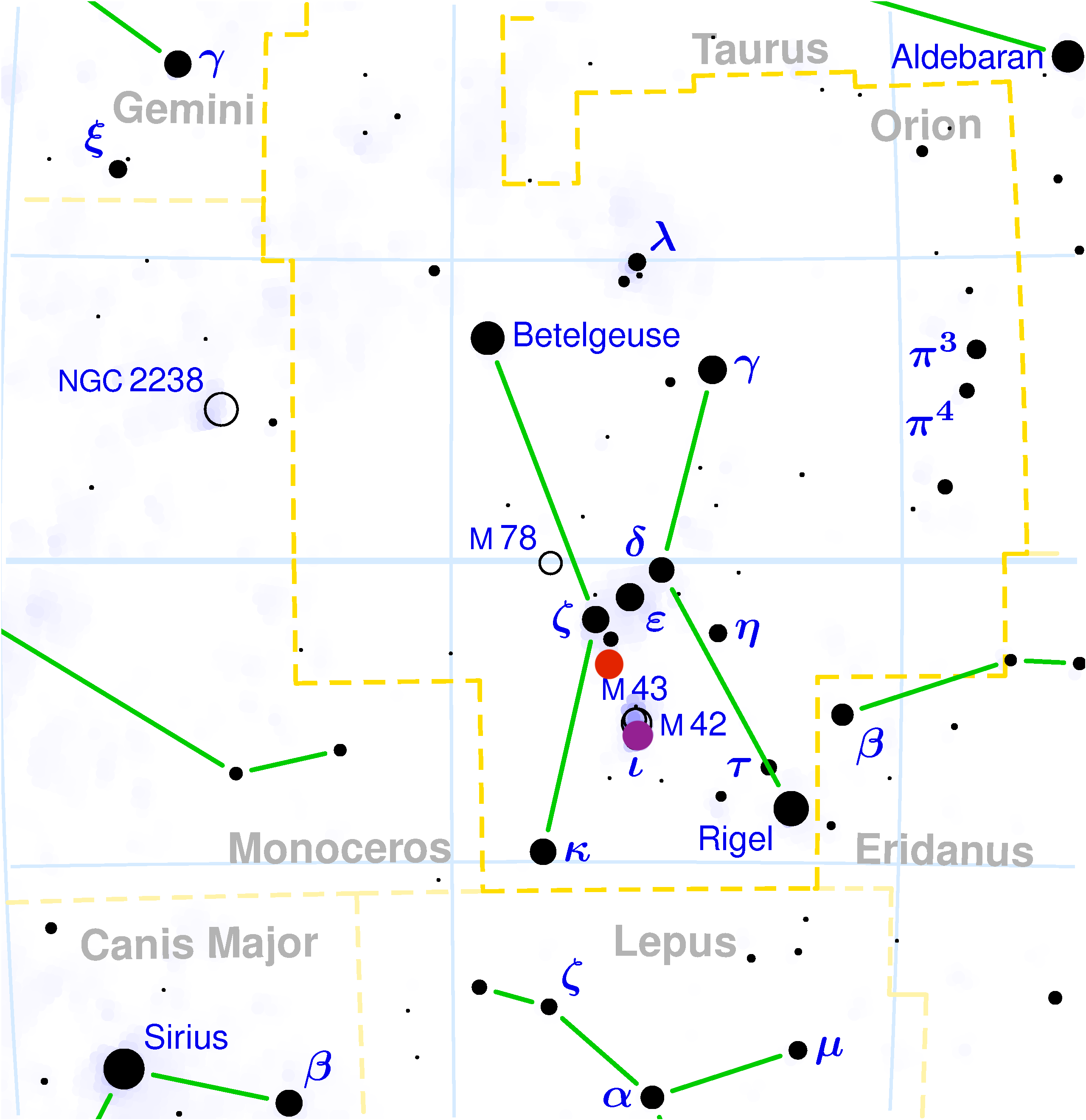 Mapa de Orion